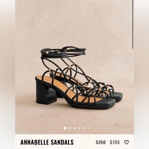 Sézane Annabelle Sandals - Black